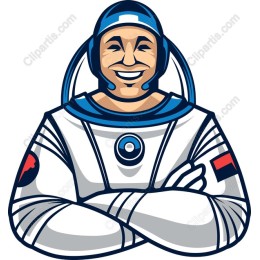 Cheerful Astronaut