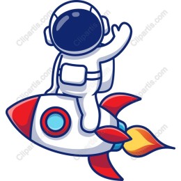 Rocketing Astronaut