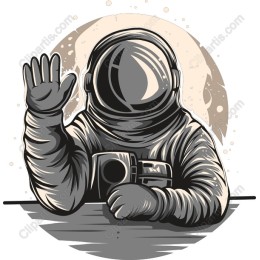 Waving Astronaut