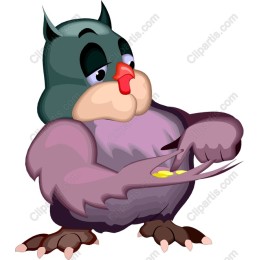 Charming Cartoon Owl
