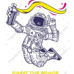 Paint the Space - Astronaut
