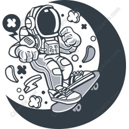 Cosmic Skateboarder