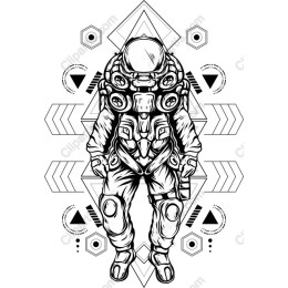 AstroArt: Detailed Astronaut