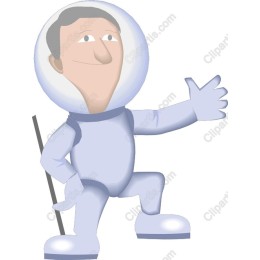 Cheerful Astronaut
