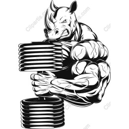 Rhinoceros Weightlifting