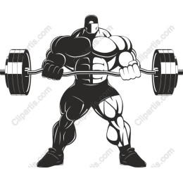 Strongman - Bodybuilder Lifting Weights
