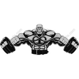 Fierce Muscle Man