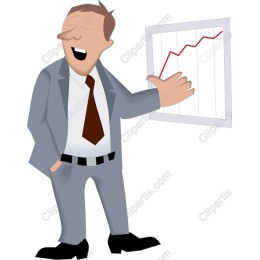 Businessman Presenting Growth