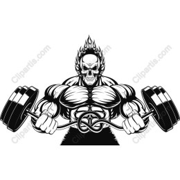 Muscular Skeleton Weightlifting