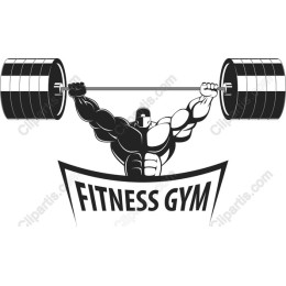 Muscular Weightlifter Fitness Gym