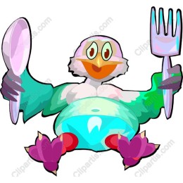 Playful Bird Chef