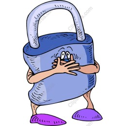 Quirky Cartoon Lock