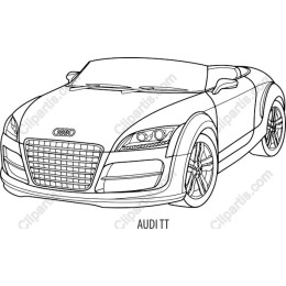 Audi TT - High-Quality Printable Image