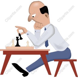 Thoughtful Chess Player