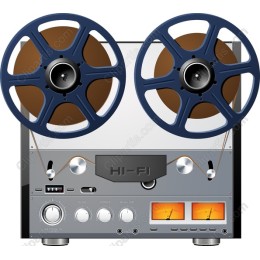 Vintage Reel-to-Reel Tape Recorder