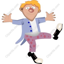 Whimsical Dancing Character