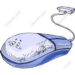 Charming Cartoon Computer Mouse