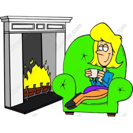 Cozy Fireplace Relaxation