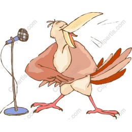 Vibrant Singing Bird