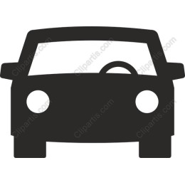 Minimalist Front-Facing Car