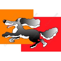 Playful Running Dog