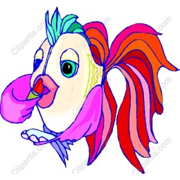 Vibrant Whimsical Fish