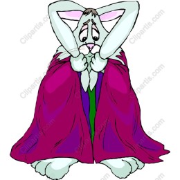 Whimsical Rabbit in Cloak
