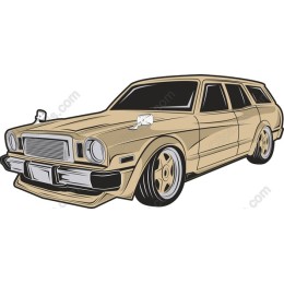 Classic Beige Station Wagon
