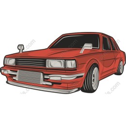 Classic Red Car