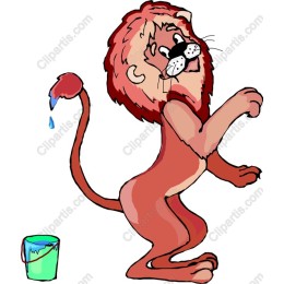 Playful Lion