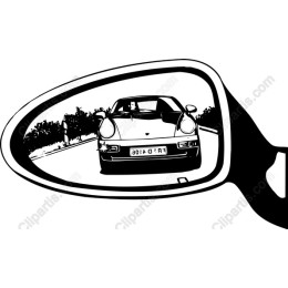 Sleek Sports Car Reflection