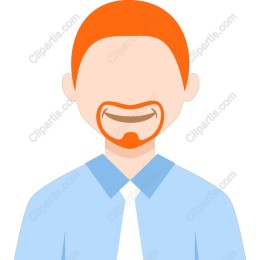 Smiling Professional with Orange Hair and Beard