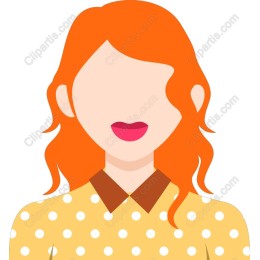 Vibrant Orange-Haired Woman