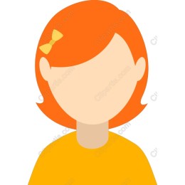 Cheerful Orange-Haired Girl