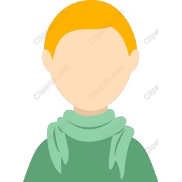 Stylish Character with Scarf
