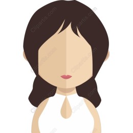 Stylish Minimalist Female Character