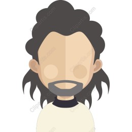 Modern Wavy-Haired Man