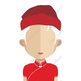 Cheerful Red Character