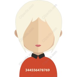 Minimalist Blonde Character