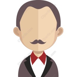 Dapper Gentleman with Mustache