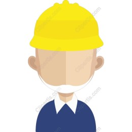 Vibrant Construction Worker