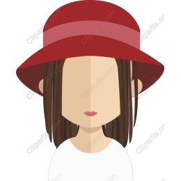 Charming Red Hat Character