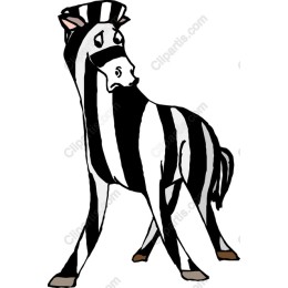 Whimsical Zebra
