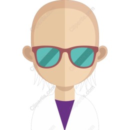 Bald Character in Sunglasses