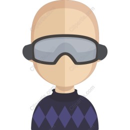 Bald Character with Goggles