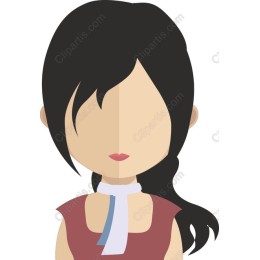 Charming Woman with Scarf