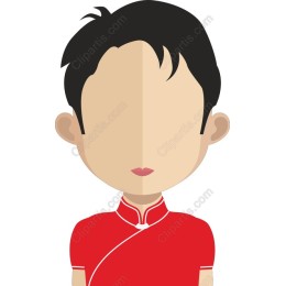 Traditional Attire Character in Red