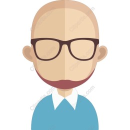 Bald Man with Glasses