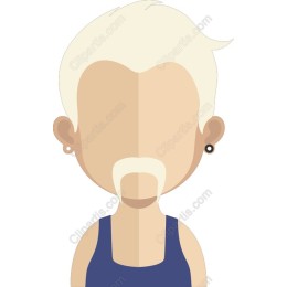 Trendy Mustached Avatar