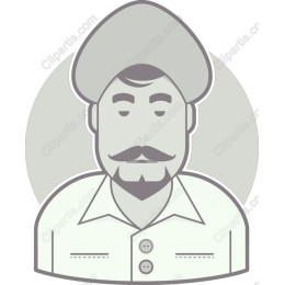 Vintage Portrait of a Man in Traditional Attire